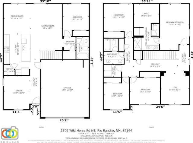 view of layout