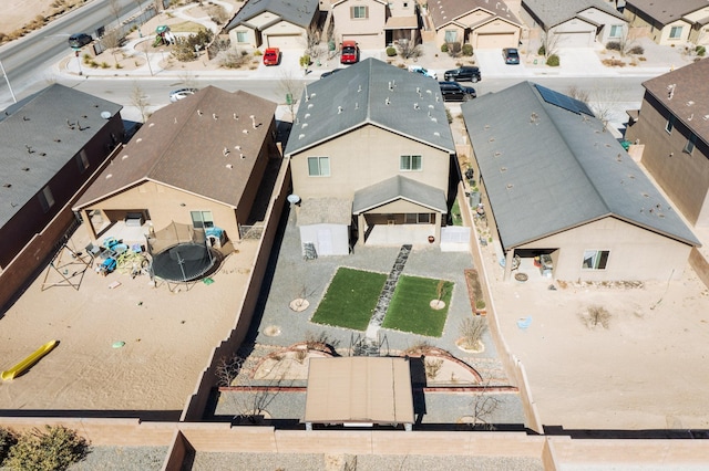 birds eye view of property featuring a residential view