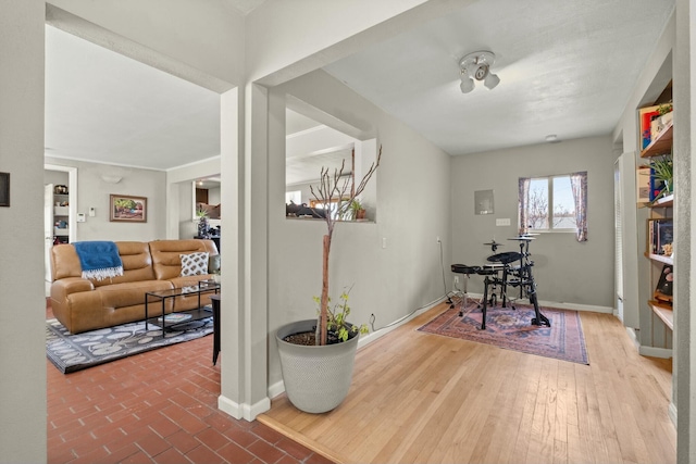 office with baseboards