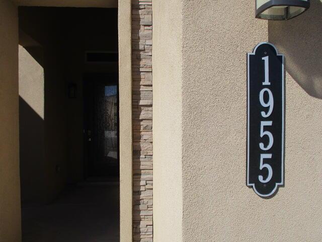 details with stone siding and stucco siding