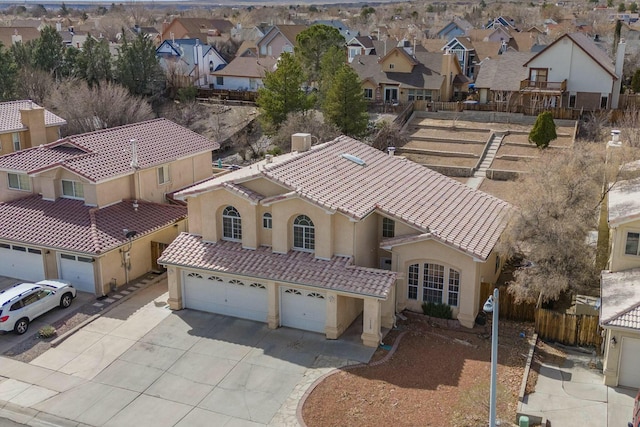 birds eye view of property featuring a residential view