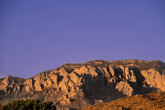 view of mountain feature