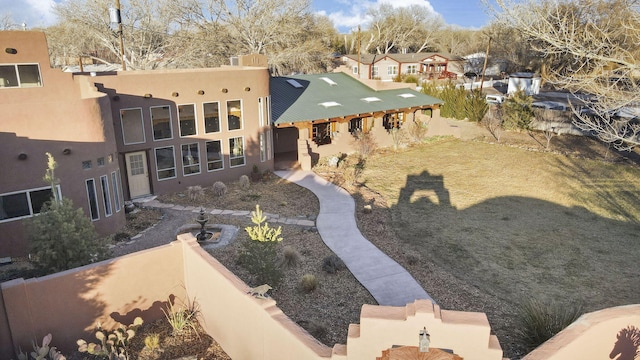 exterior space featuring a residential view