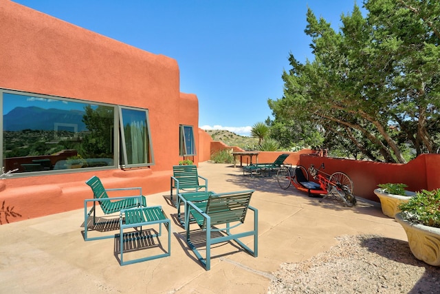 7 Calle Cholla, Placitas, NM 87043 - view of patio
