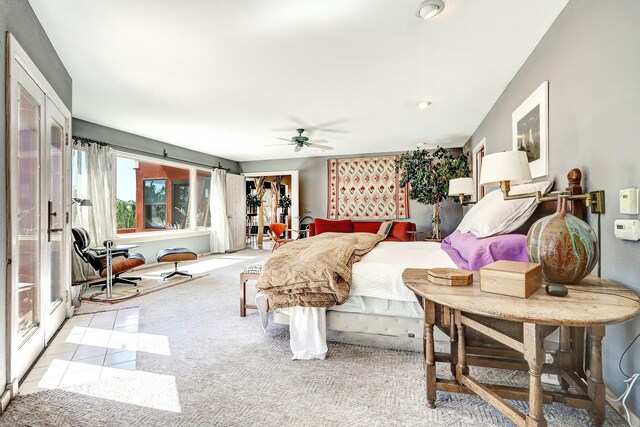 7 Calle Cholla, Placitas, NM 87043 - bedroom featuring light carpet