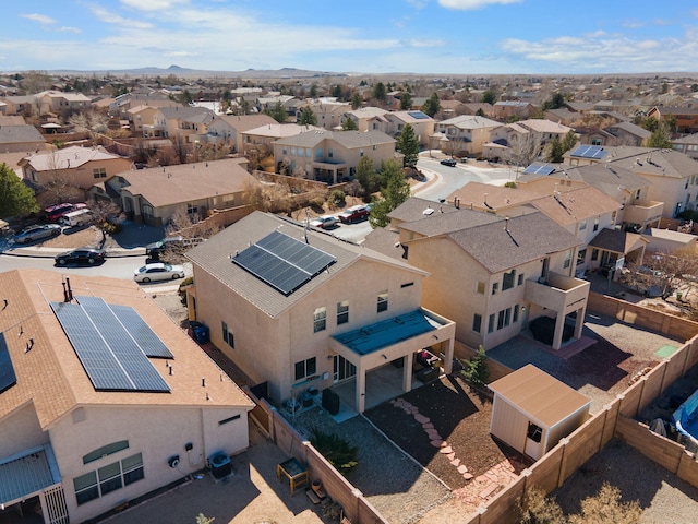 birds eye view of property featuring a residential view