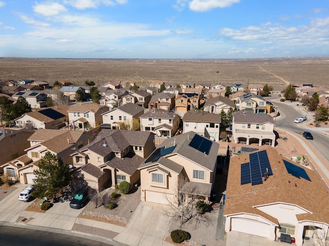 drone / aerial view featuring a residential view