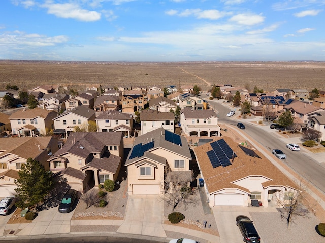 drone / aerial view featuring a residential view