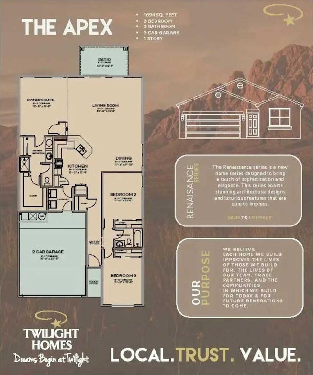 view of layout