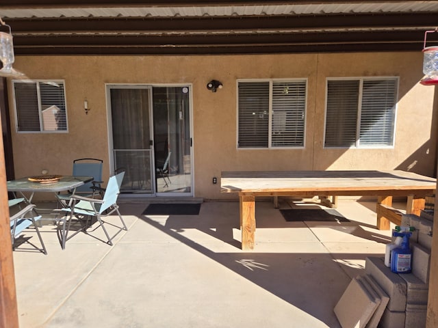 view of patio / terrace featuring outdoor dining space