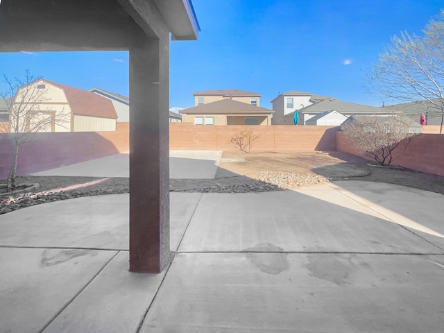 view of patio / terrace featuring a fenced backyard