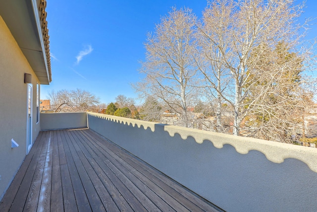 view of deck