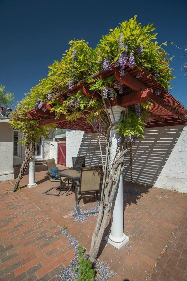 view of patio / terrace with outdoor dining area