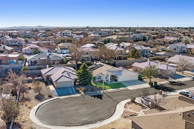 drone / aerial view featuring a residential view