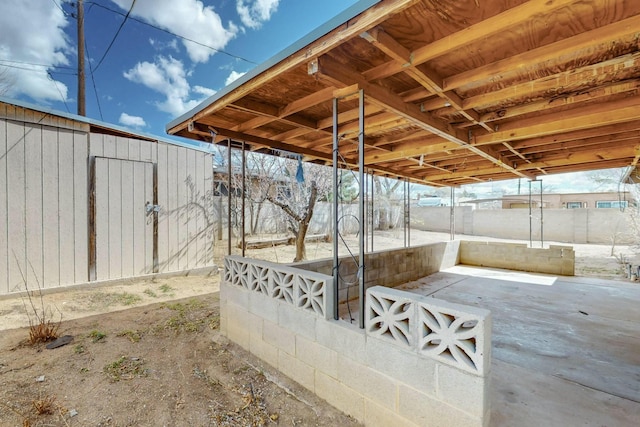 view of patio / terrace