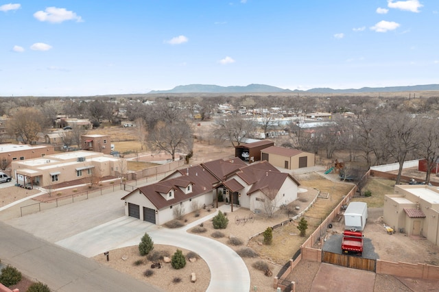 1800 Los Pinos Rd, Bosque Farms, NM 87068 - aerial view of residential area with a mountainous background
