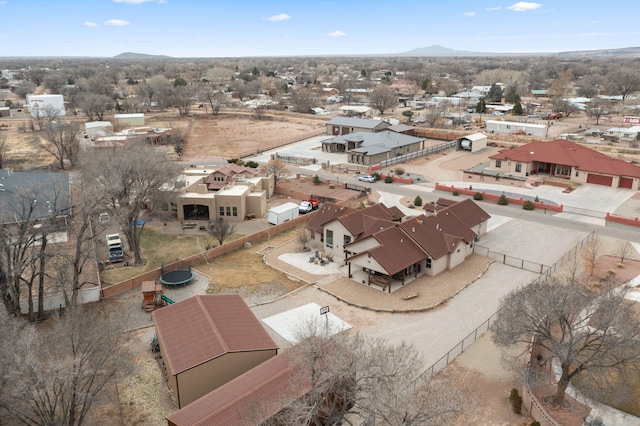 1800 Los Pinos Rd, Bosque Farms, NM 87068 - aerial view of residential area featuring a mountain backdrop
