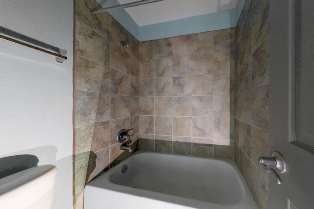 full bath with shower / washtub combination and toilet