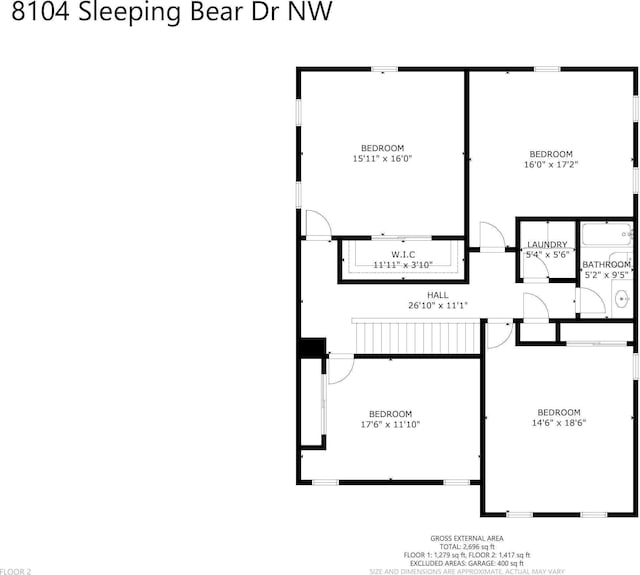 8104 Sleeping Bear Dr NW, Albuquerque, NM 87120 - view of home floor plan