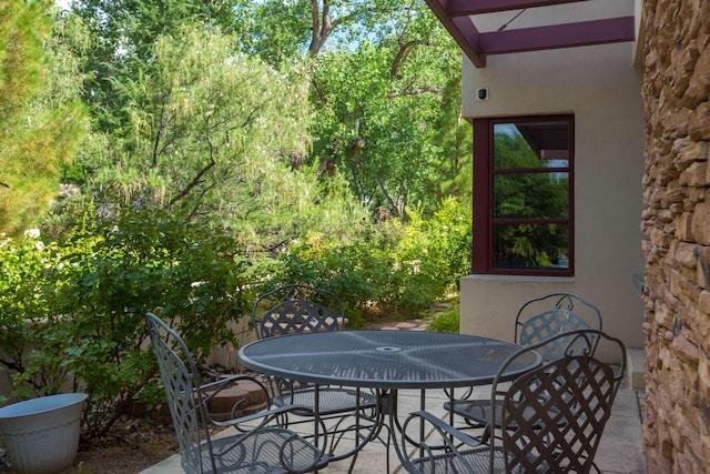 927 Camino Vista Rio, Bernalillo, NM 87004 - view of patio / terrace with outdoor dining space