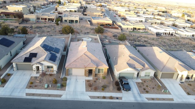 drone / aerial view featuring a residential view