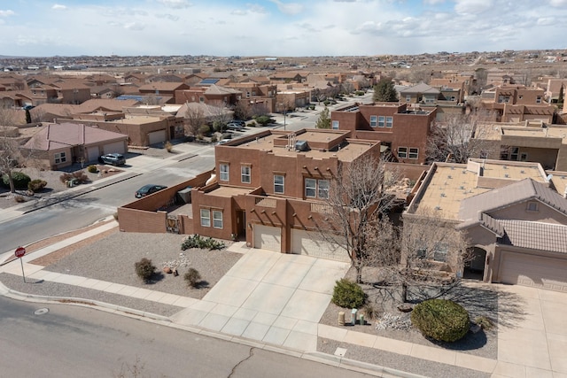 drone / aerial view featuring a residential view