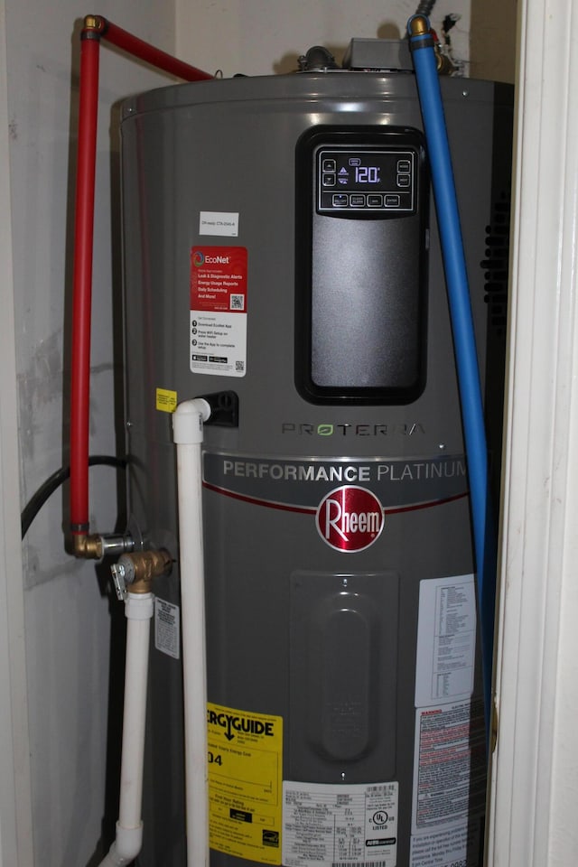 utilities featuring water heater