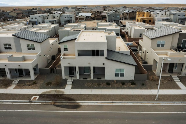 drone / aerial view featuring a residential view