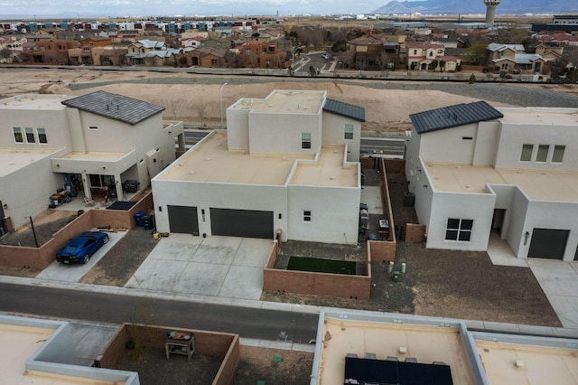 aerial view featuring a residential view