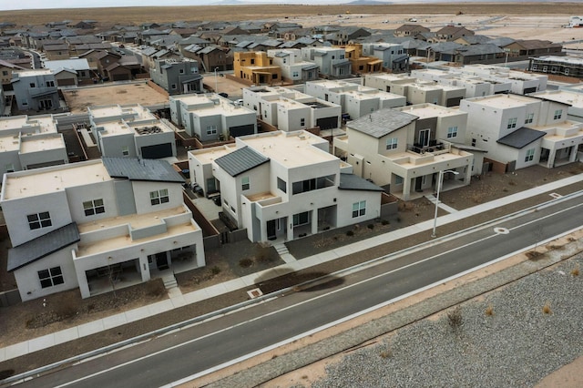 aerial view featuring a residential view