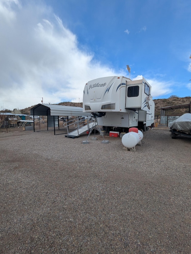 view of vehicle parking