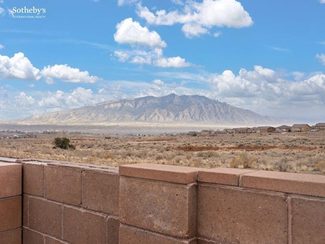 view of mountain feature