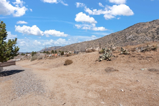 view of mountain feature