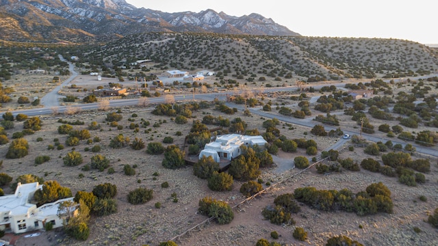 view of mountain feature featuring view of desert