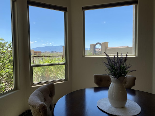 view of dining room