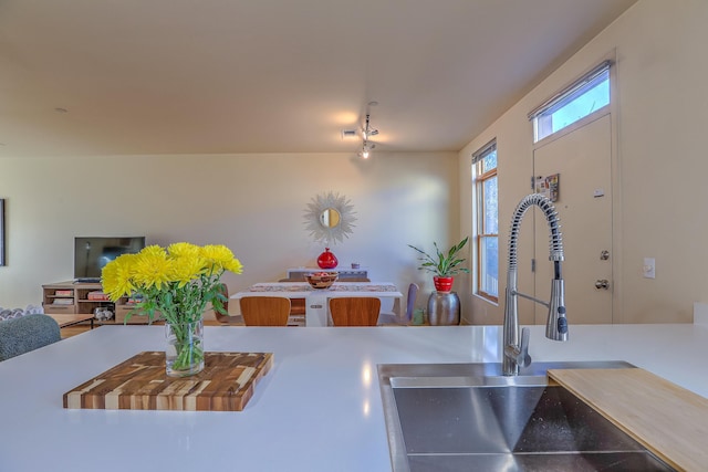 kitchen with a sink