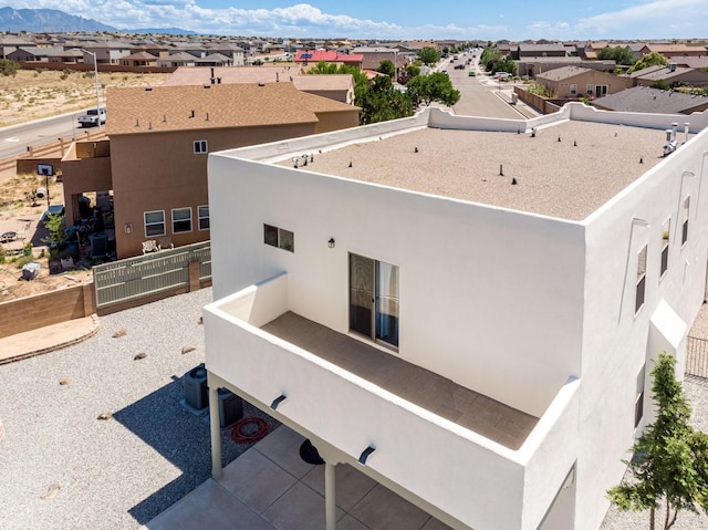 aerial view featuring a residential view