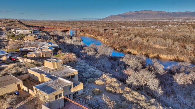 3805 Riverview Rd NW, Albuquerque, NM 87105 - aerial view of a water and mountain view