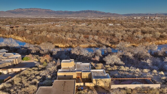 3805 Riverview Rd NW, Albuquerque, NM 87105 - aerial view of a water and mountain view
