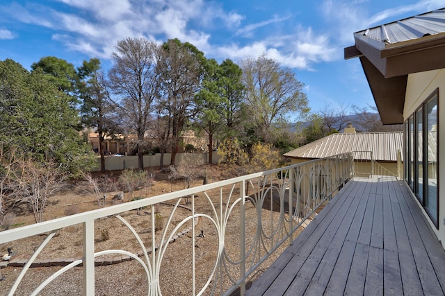 view of deck