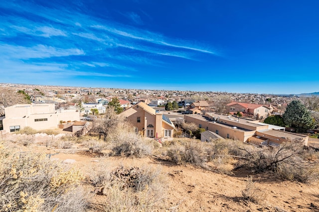 view of mountain feature featuring a residential view