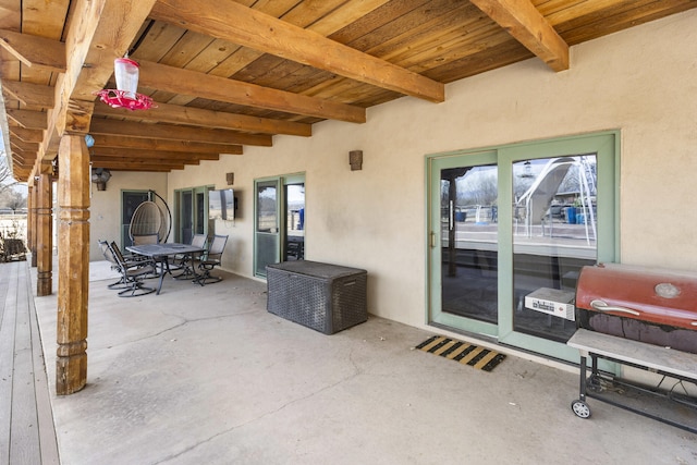 view of patio / terrace with outdoor dining space