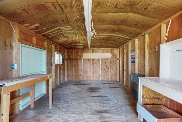 view of storage room