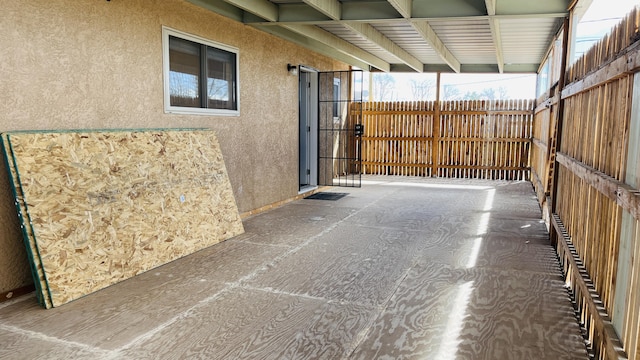 view of patio / terrace with fence