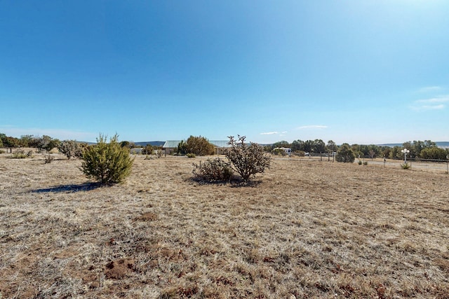 view of nature featuring a rural view