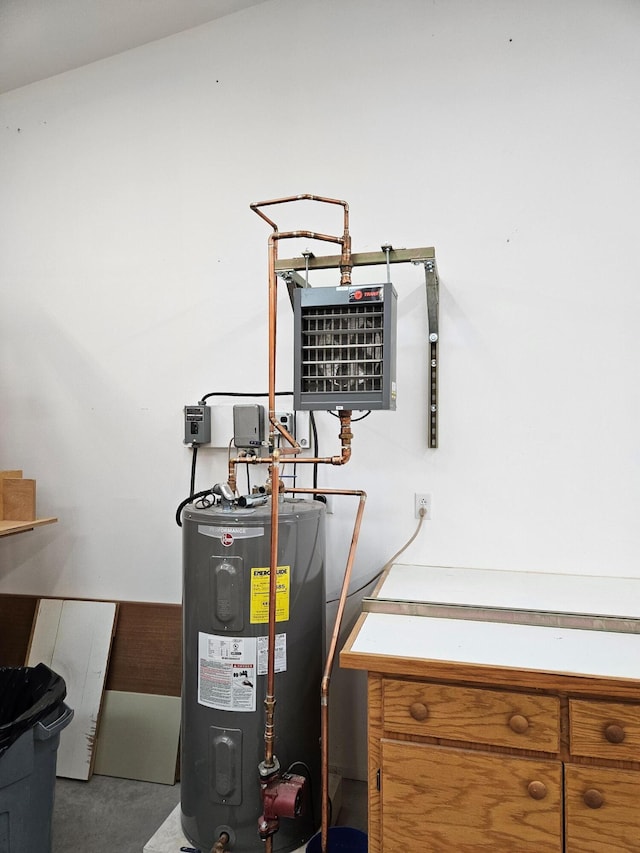 utilities with electric water heater