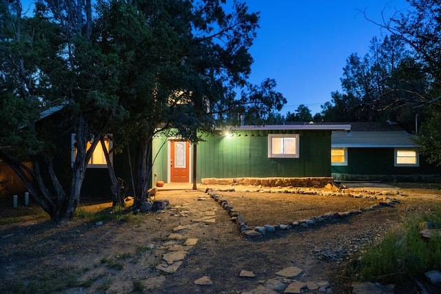 view of ranch-style home