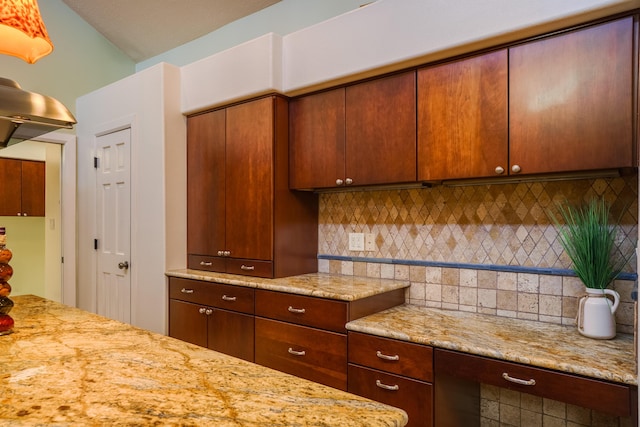 kitchen featuring tasteful backsplash