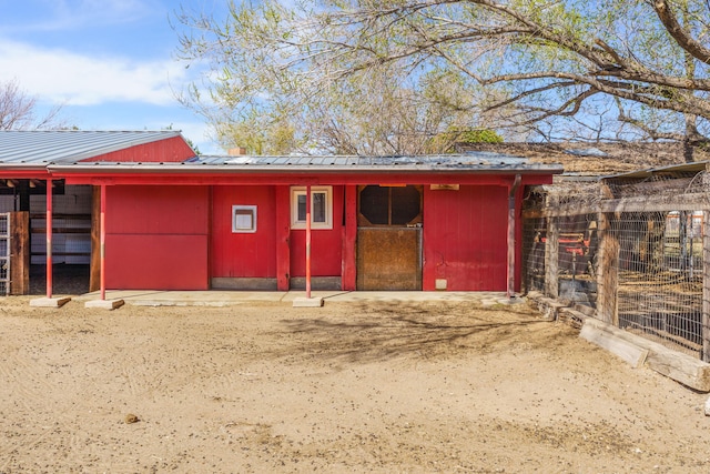 view of stable