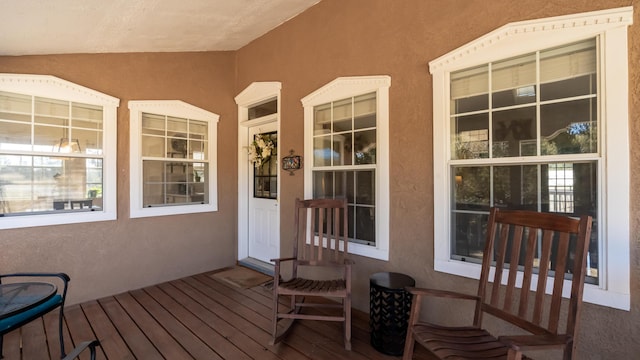 exterior space featuring a porch